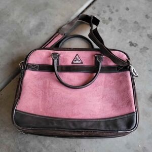 Pink and Black Womens Bag